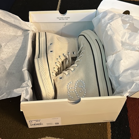 Stussy x Converse Chuck Taylors size 8.5M 10.5W - Picture 11 of 11